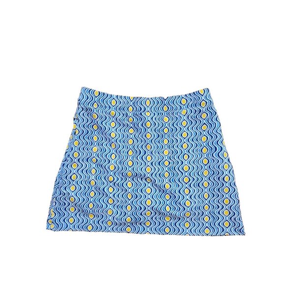 J.Mclaughlin Briana Skort in Costa Key Blue/White Medium A001250 - Picture 2 of 10